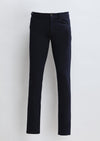 Lacivert Düz Örme Slim Fit Casual Pantolon