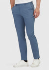 Mavi Düz Örme Jogging Fit Casual Pantolon