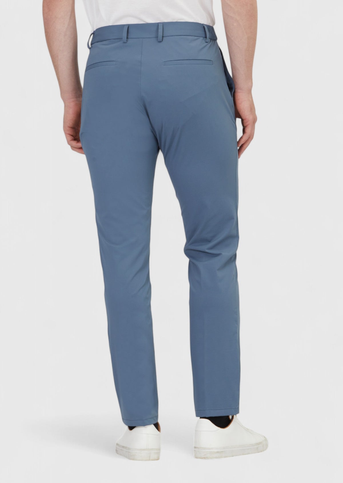 Mavi Düz Örme Jogging Fit Casual Pantolon