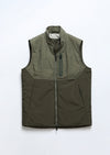 Haki Regular Fit Dik Yaka Casual Dokuma Spor Yelek