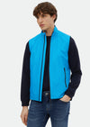 Turkuaz Regular Fit Dik Yaka Denim Dokuma Spor Yelek