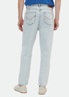 Mavi Düz Loose Fit Denim %100 Pamuk Pantolon