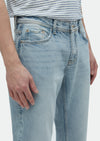 Mavi Düz Regular Fit Denim Pamuk Karışımlı Pantolon