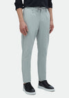 Açık Gri Düz Dokuma Jogging Fit Casual Pantolon