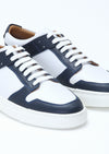 Lacivert Deri Spor Ayakkabı