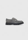 Koyu Gri Deri Casual Loafer