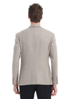 Bej Mikro Slim Fit Yün Karışımlı Ceket