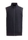 Siyah Regular Fit Dik Yaka Casual Örme Spor Yelek