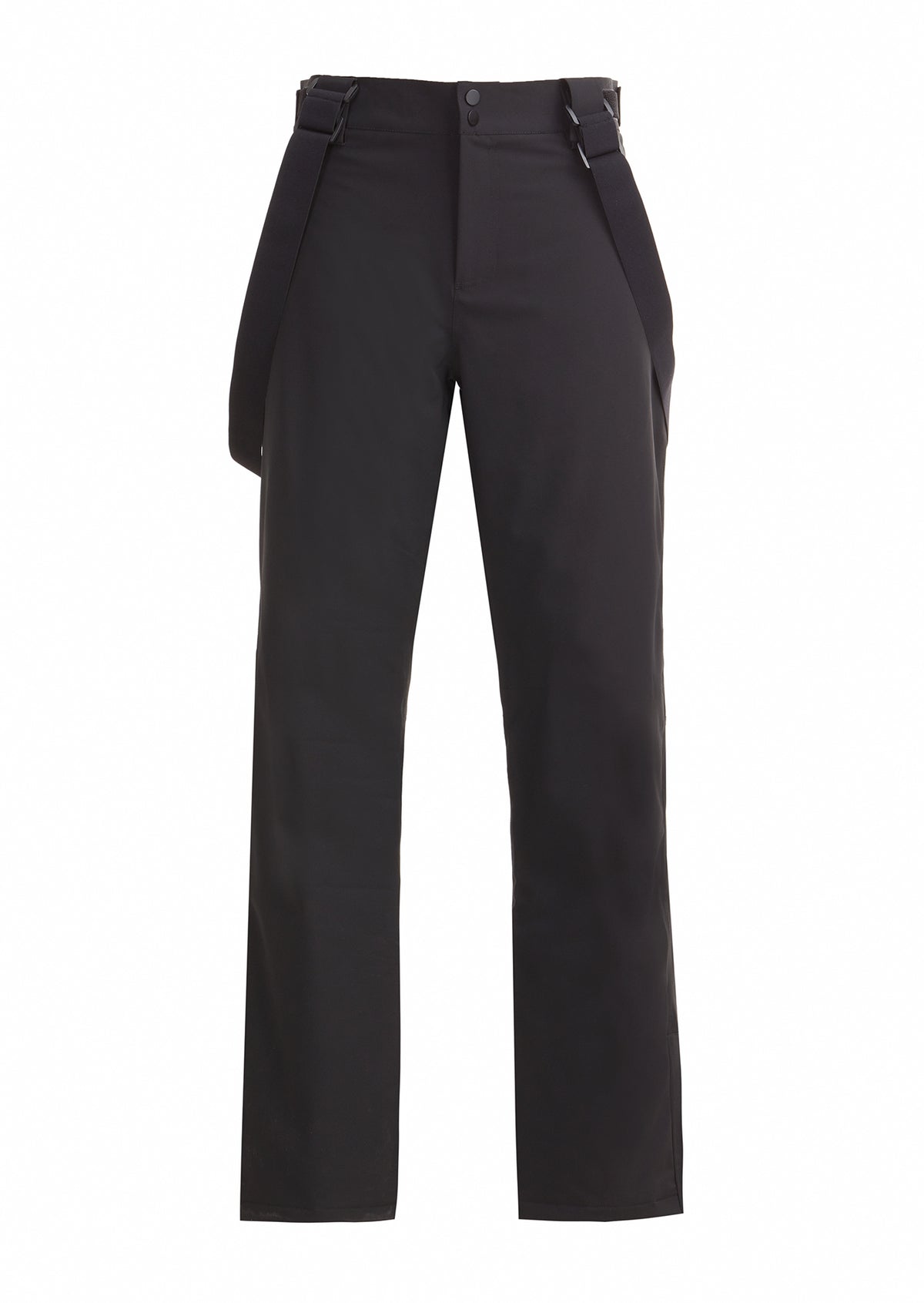 Siyah Düz Dokuma Regular Fit Casual Pantolon