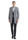 Lacivert Düz Zeroweight Slim Fit Pamuk Karışımlı Örme Takım Elbise