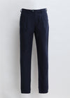 Lacivert Düz Dokuma Regular Fit Casual Pantolon