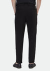 Siyah Düz Dokuma Regular Fit Casual Pantolon
