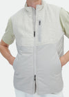 Bej Regular Fit Dik Yaka Casual Dokuma Spor Yelek