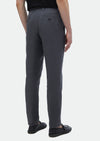 Antrasit Düz Dokuma Jogging Fit Casual %100 Keten Pantolon