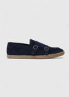 Lacivert Süet Casual Loafer