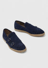 Lacivert Süet Casual Loafer