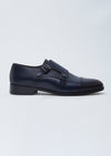 Lacivert Deri Klasik Loafer