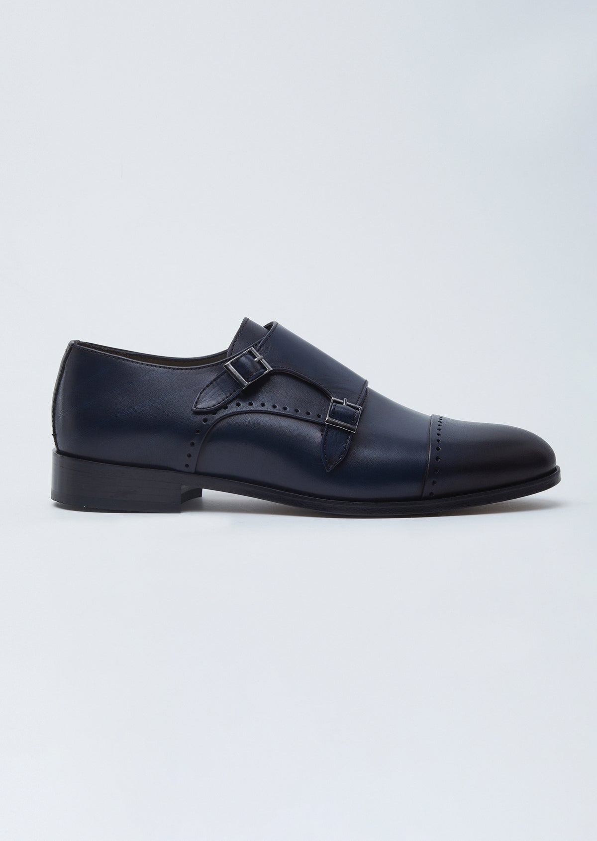 Lacivert Deri Klasik Loafer
