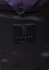 Gri Desenli Zeroweight Slim Fit %100 Yün Takım Elbise