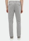 Gri Desenli Dokuma Jogging Fit Casual Pamuk Karışımlı Pantolon