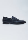Lacivert Deri Klasik Loafer