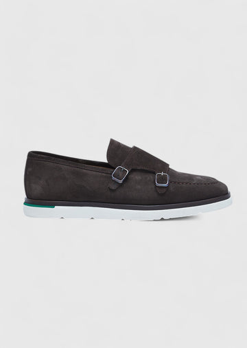 Kahverengi Süet Casual Loafer