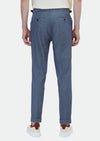 İndigo Düz Dokuma Regular Fit Casual Pamuk Karışımlı Pantolon