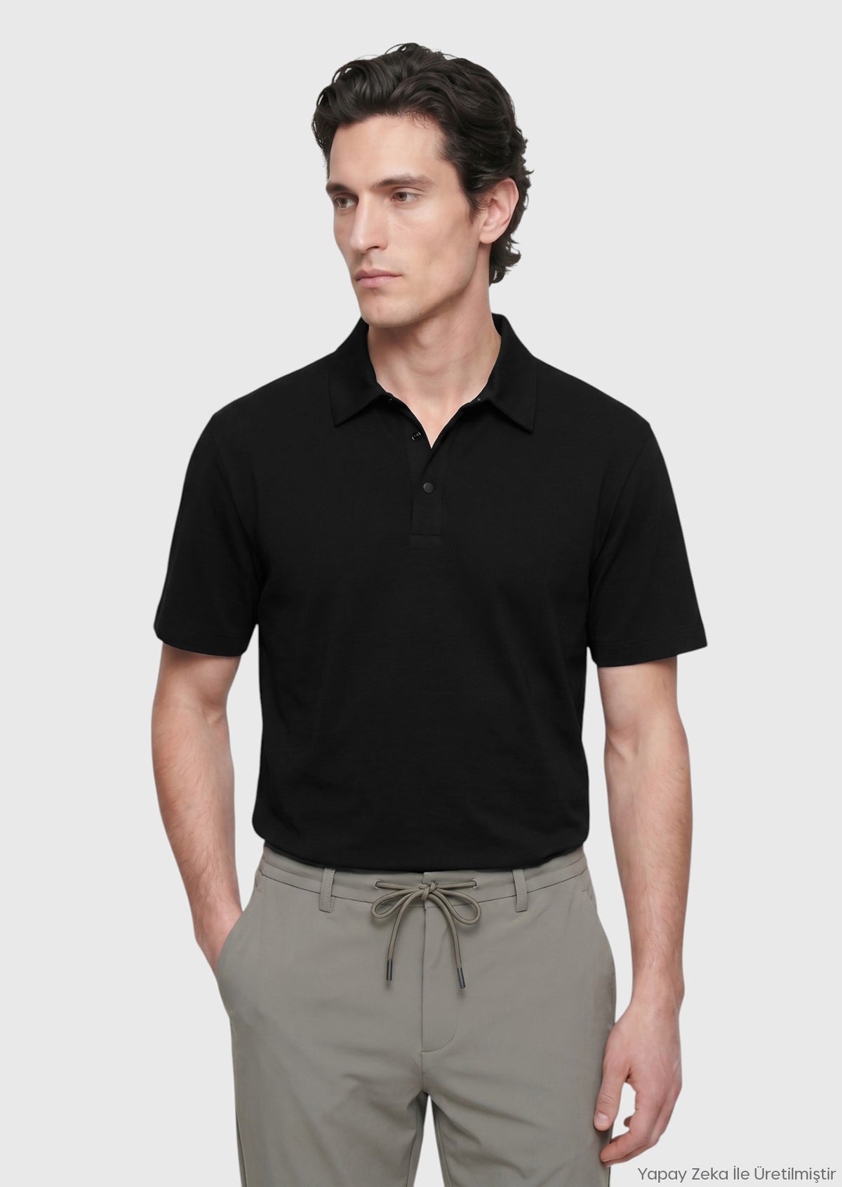 Siyah Düz T-Shirt