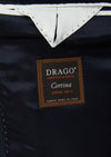 Lacivert Desenli Zeroweight Slim Fit %100 Yün Takım Elbise