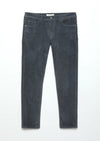 Mavi Fitilli Dokuma Slim Fit Kadife Casual Pamuk Karışımlı Pantolon