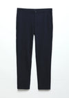 Lacivert Düz Dokuma Jogging Fit Casual Pamuk Karışımlı Pantolon
