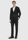 Lacivert Düz Zeroweight Slim Fit %100 Yün Takım Elbise