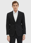 Lacivert Düz Zeroweight Slim Fit %100 Yün Takım Elbise