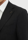 Lacivert Düz Zeroweight Slim Fit %100 Yün Takım Elbise