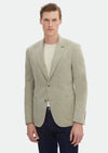 Haki Desenli Zeroweight Slim Fit Pamuk Karışımlı Ceket