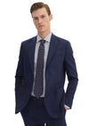 Lacivert Düz Zeroweight Slim Fit Yün Karışımlı Takım Elbise