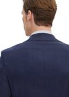 Lacivert Düz Zeroweight Slim Fit Yün Karışımlı Takım Elbise
