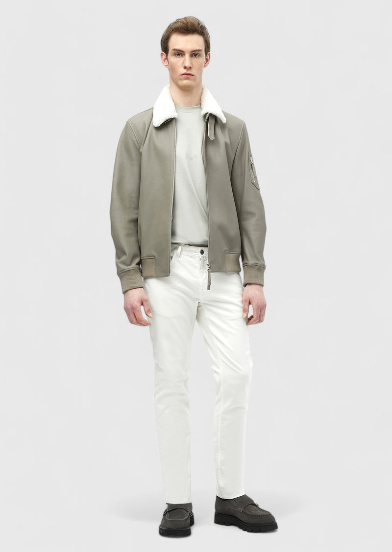 Vizon Regular Fit Casual Deri Deri Mont