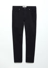Lacivert Düz Dokuma Slim Fit Casual Pamuk Karışımlı Pantolon