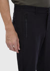 Siyah Düz Örme Jogging Fit Casual Pantolon