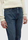Lacivert Düz Regular Fit Denim %100 Pamuk Pantolon