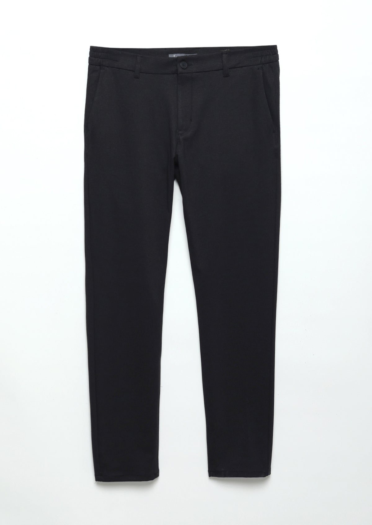 Lacivert Çizgili Örme Jogging Fit Casual Pantolon