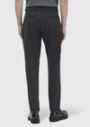 Koyu Gri Düz Örme Regular Fit Casual Pantolon