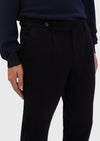 Lacivert Düz Dokuma Regular Fit Casual %100 Pamuk Pantolon