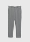 Antrasit Düz Örme Jogging Fit Casual Pantolon
