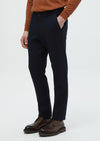 Lacivert Düz Örme Jogging Fit Casual Pantolon