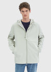 Kum Regular Fit Kapüşonlu Casual Dokuma Mont
