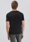 Siyah Düz Bisiklet Yaka T-Shirt