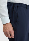 Lacivert Mikro Modern Fit Yün Karışımlı Takım Elbise