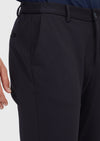 Lacivert Düz Örme Jogging Fit Casual Pantolon